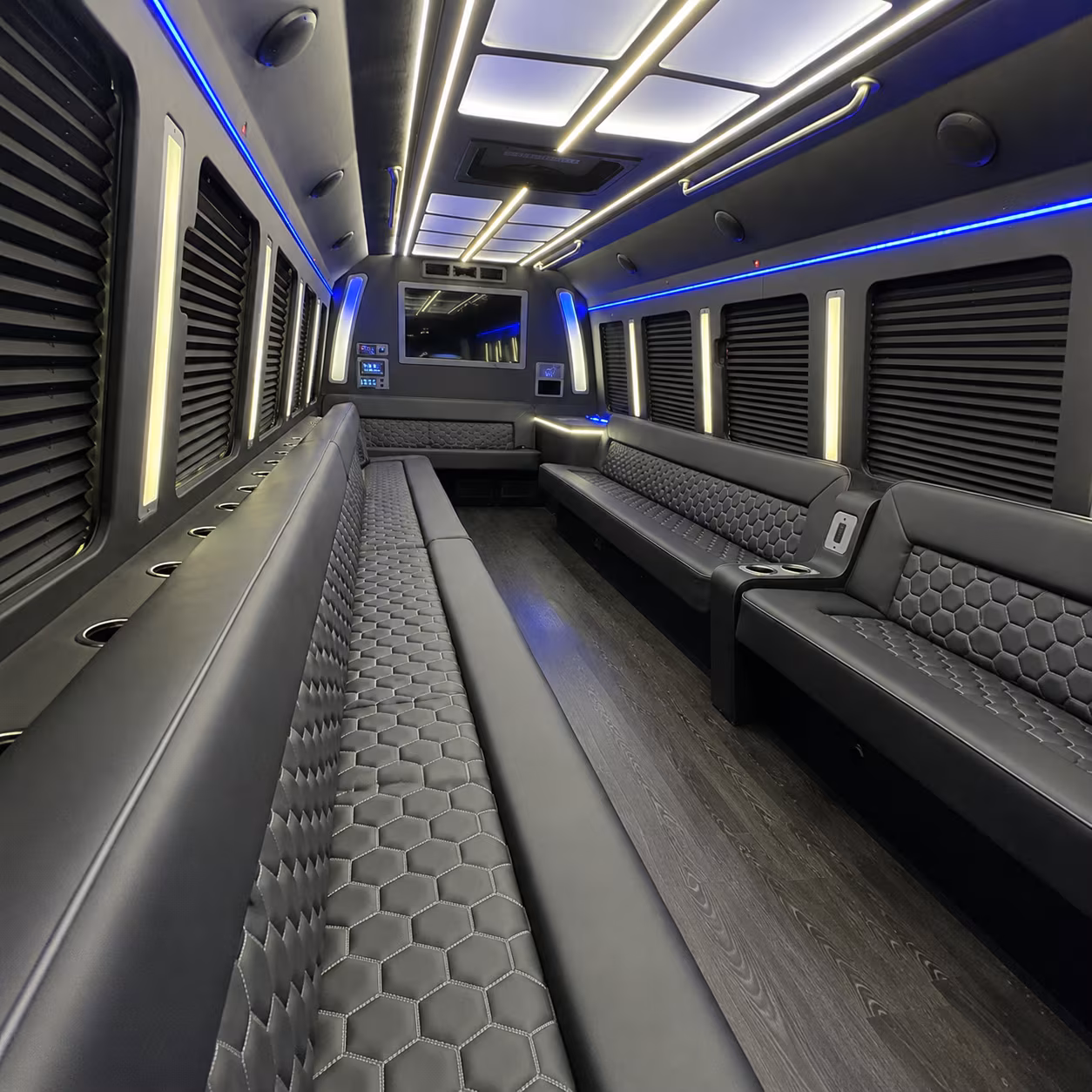 thousand oaks party bus rental interior