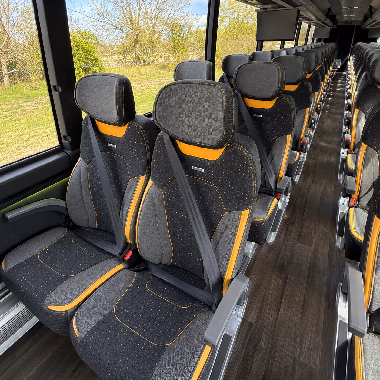 ventura charter bus rental inside